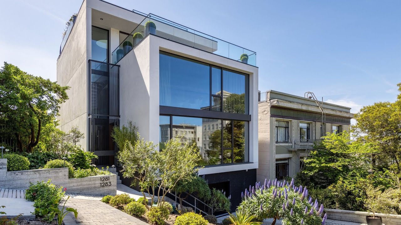 $21,000,000! A modern Architectural Masterpiece in San Francisco with endless views of the Bay