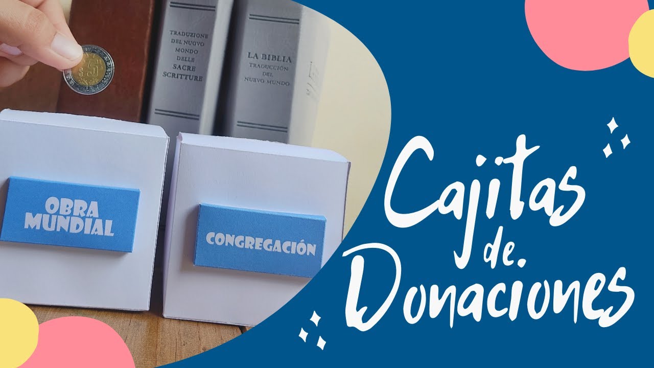 ¡Arma tus CAJITAS DE DONACIÓN! Imprimibles / Armables JW