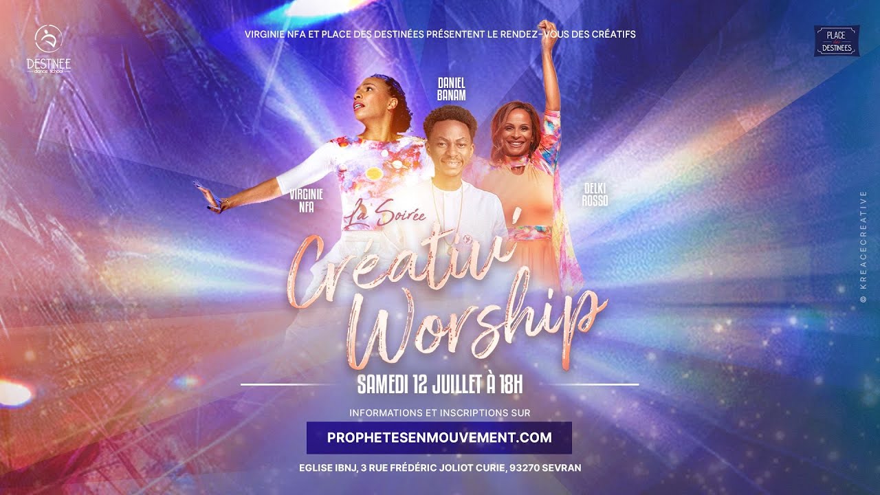 Soirée Creativ'Worship - Prophètes en Mouvement 2025 / Daniel Banam, Virginie Nfa, Delki Rosso