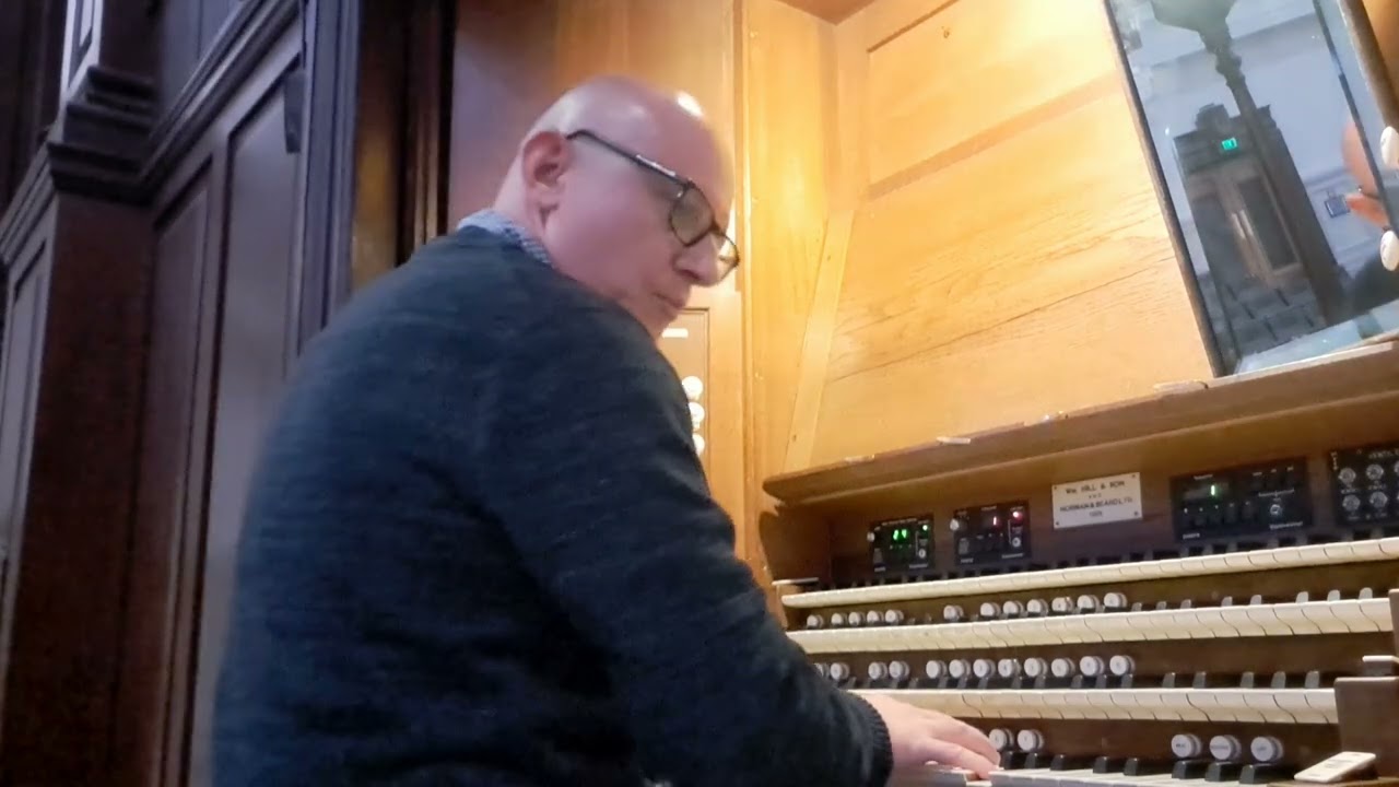 Elgar's Nimrod from his Enigma Variations played on 'Norma'  Dunedin Town Hall.