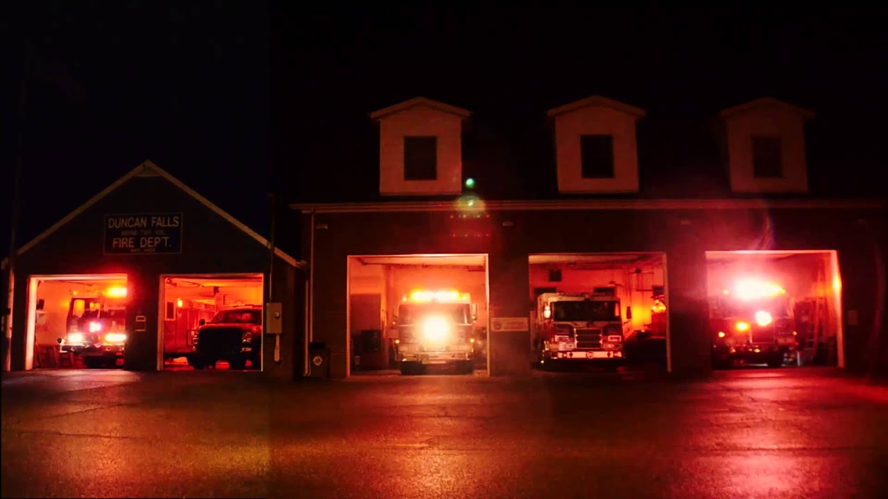 Fire Department Light Show- Carol of the Bells