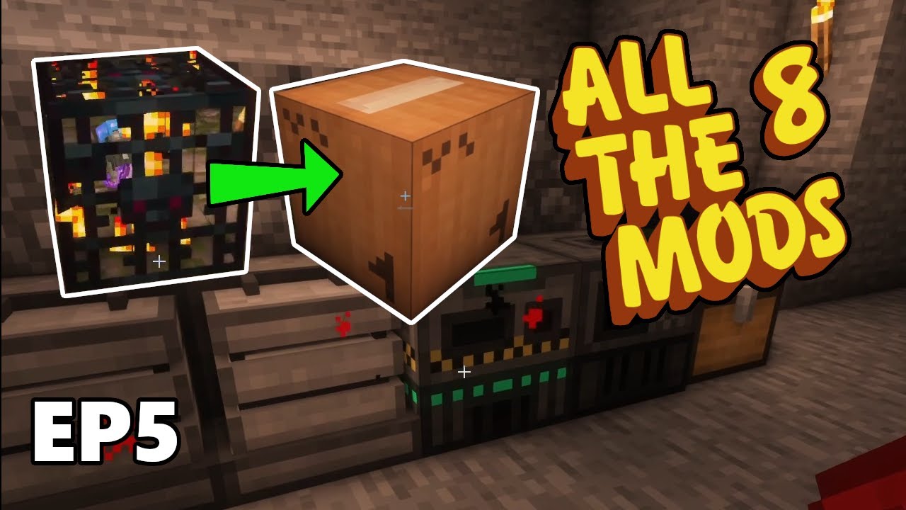 MEKANISM Quick Start and EASY way to MOVE SPAWNERS | All The Mods 8 Ep 5 | Minecraft 1.19.2