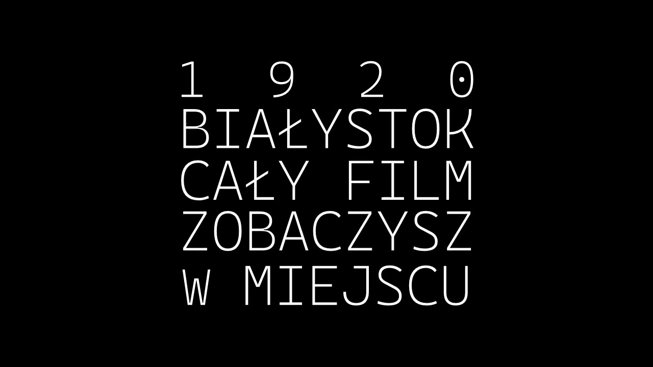 Białystok 1919, 1920, lub 1921. Cały film zobaczysz w MIEJSCU