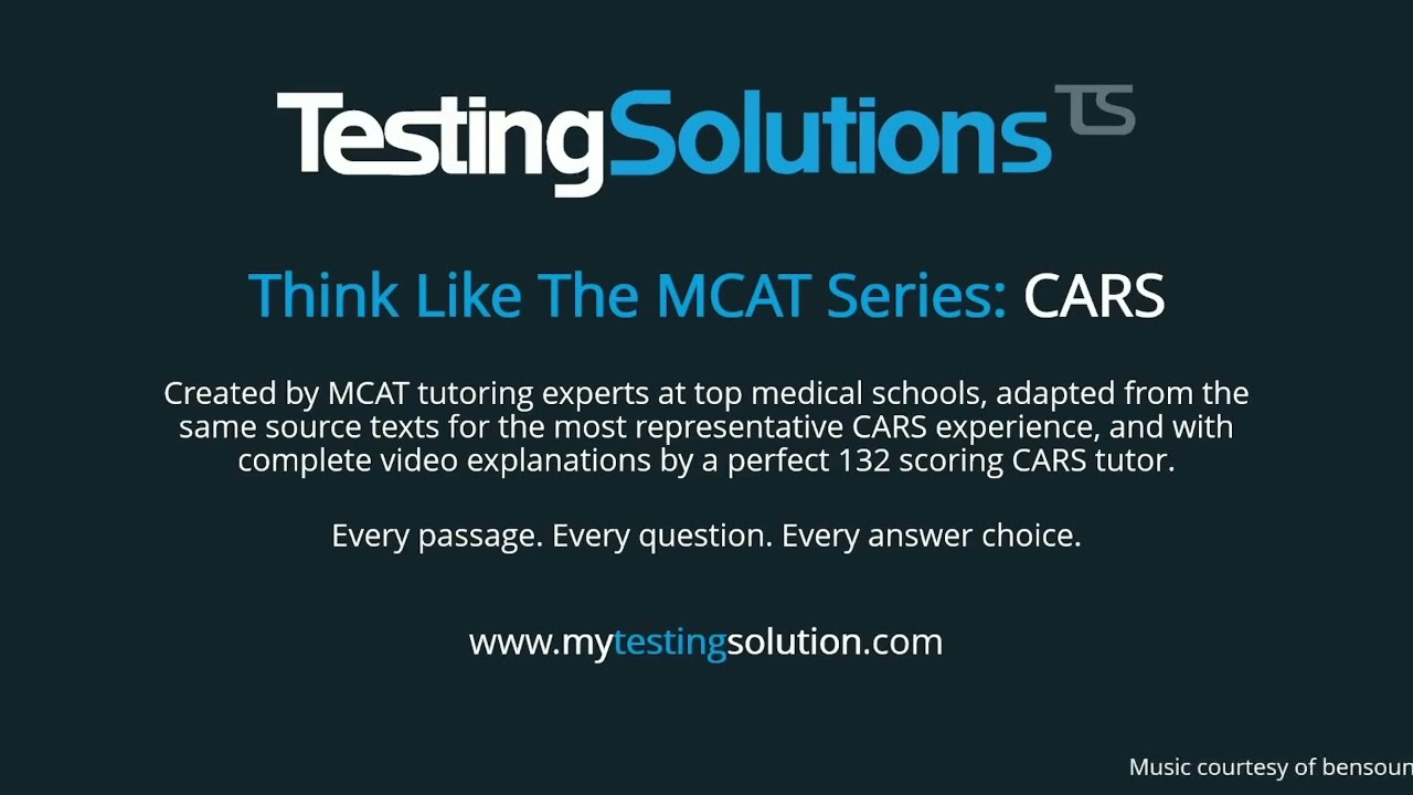 PART 1 Think Like the MCAT CARS Passage #mcatprep #mcat #premedstudent #mcatstudy #mcat #studysmart