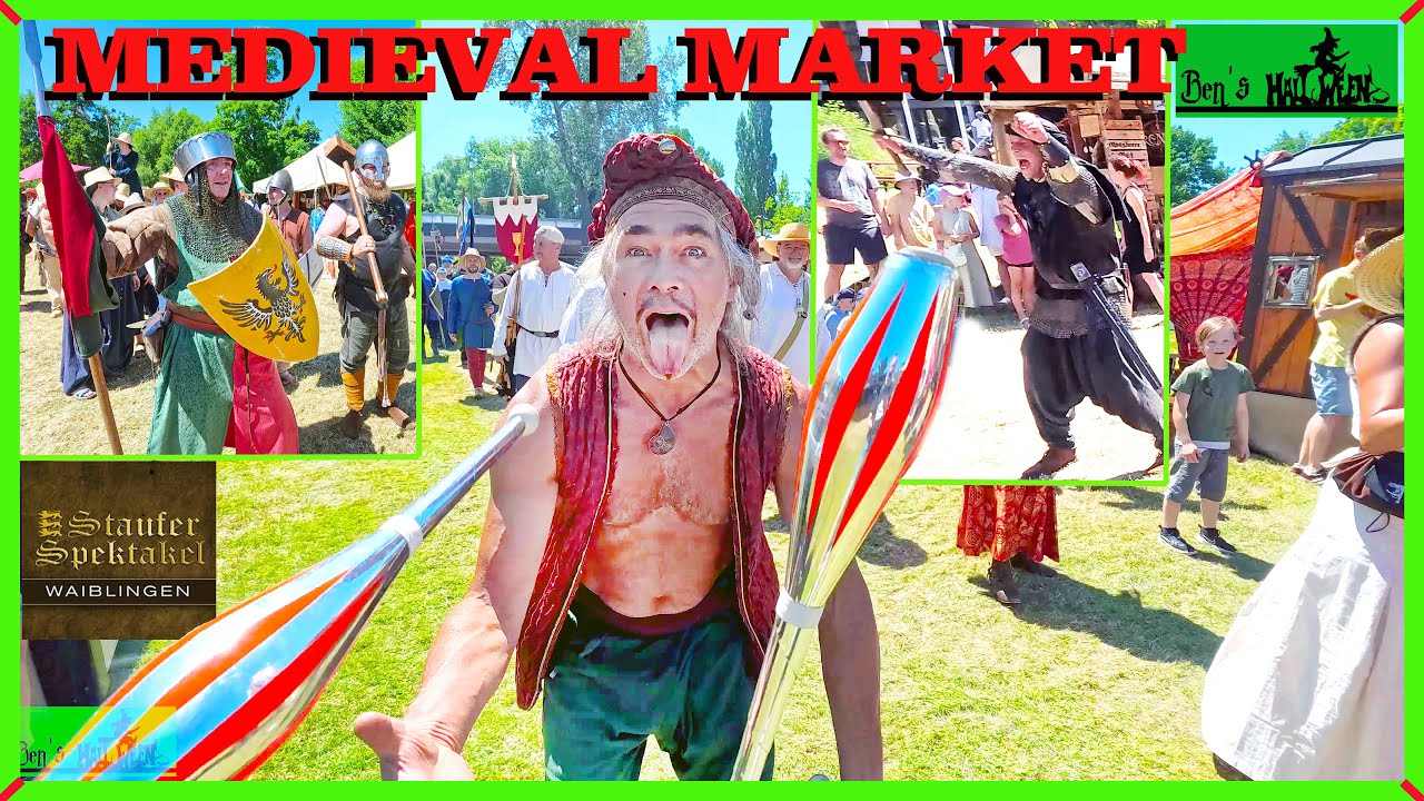 🤴🗡️Medieval Market - Staufer Spektakel Waiblingen, Germany, 2025.
