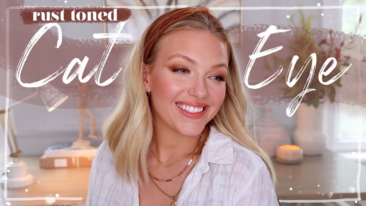 Rust-Toned Smokey Cat Eye 🍂 | Trying Recent Purchases