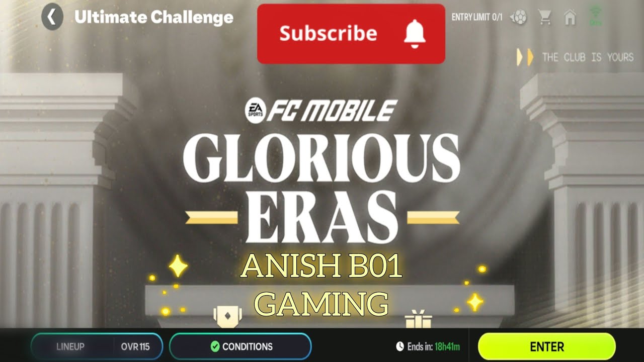 l Fc mobile Glorious Eras Ultimate Challenge #gameplay Guide l #fcmobilezone #fc26 #fcmobilegoals