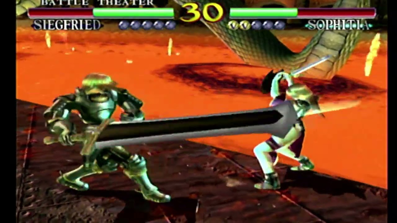 Soul Calibur(Dreamcast)-Siegfried vs Sophitia VI