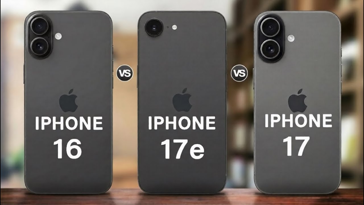 iPhone 17e Vs iPhone 17 Vs iPhone 16