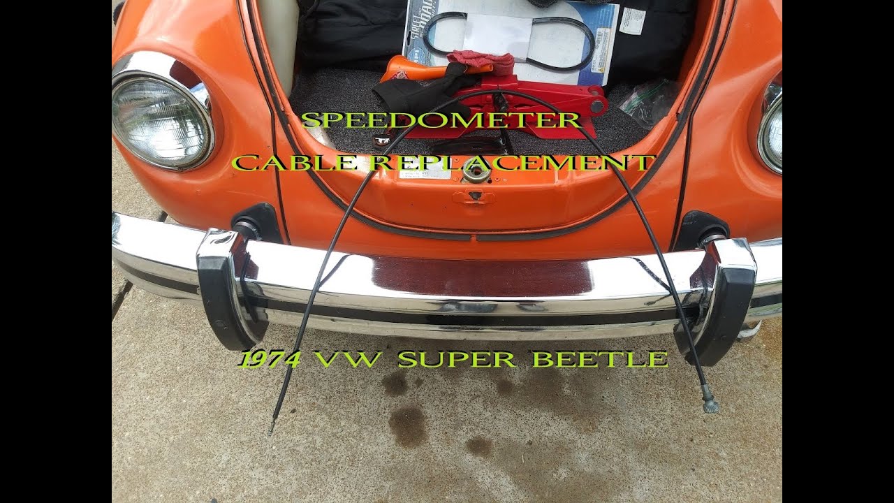 Speedometer Cable Replacement 1974 VW Super Beetle