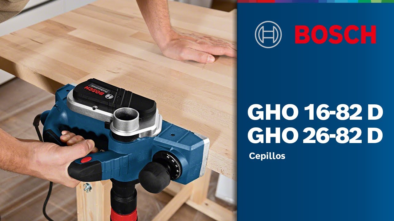 Cepillos GHO 16-82 D y GHO 26-82 D