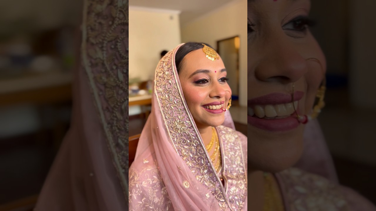 Radiant Bride Sana ✨ Minimal, regal & glowing 💕 #BridalInspo #WeddingGlow #BrideGoals