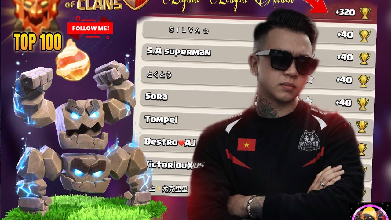 Manh STARs | DAY 21 | Fireball + Meteor Golem + Thrower OP Legend League Attack Strategy