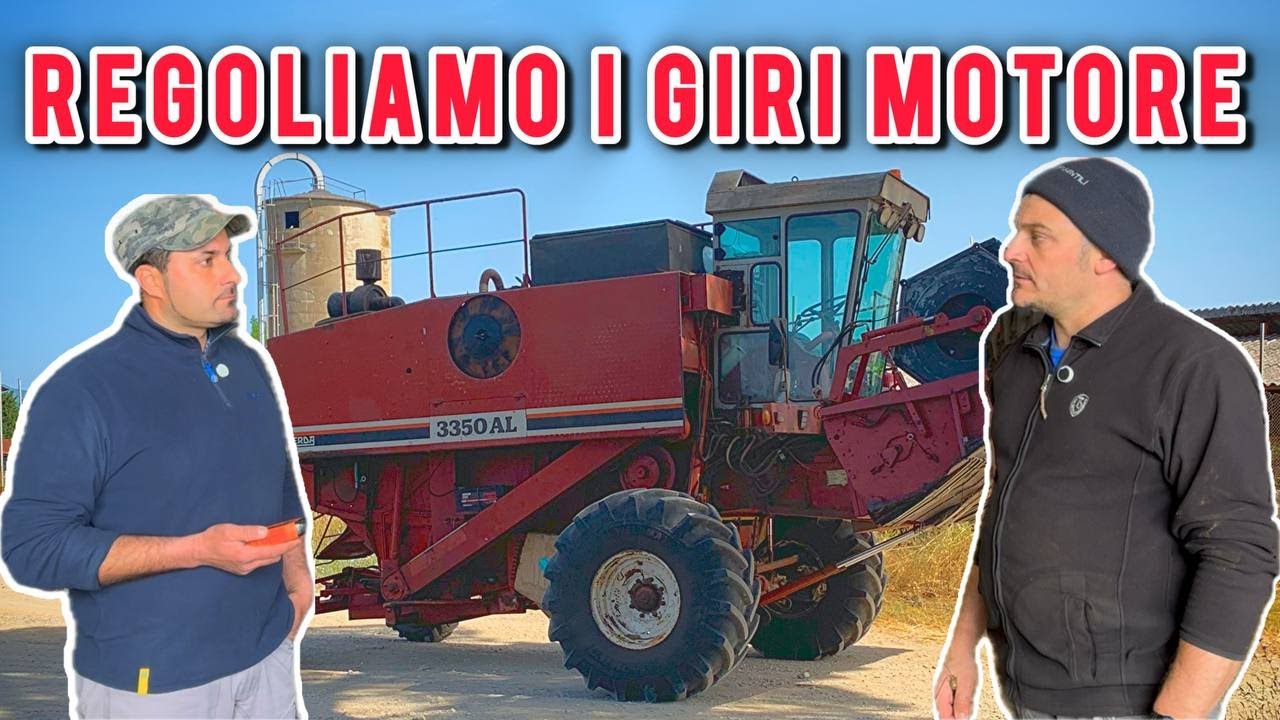 FIATAGRI 3350AL Mettiamo a punto i giri motore con un nostro ospite