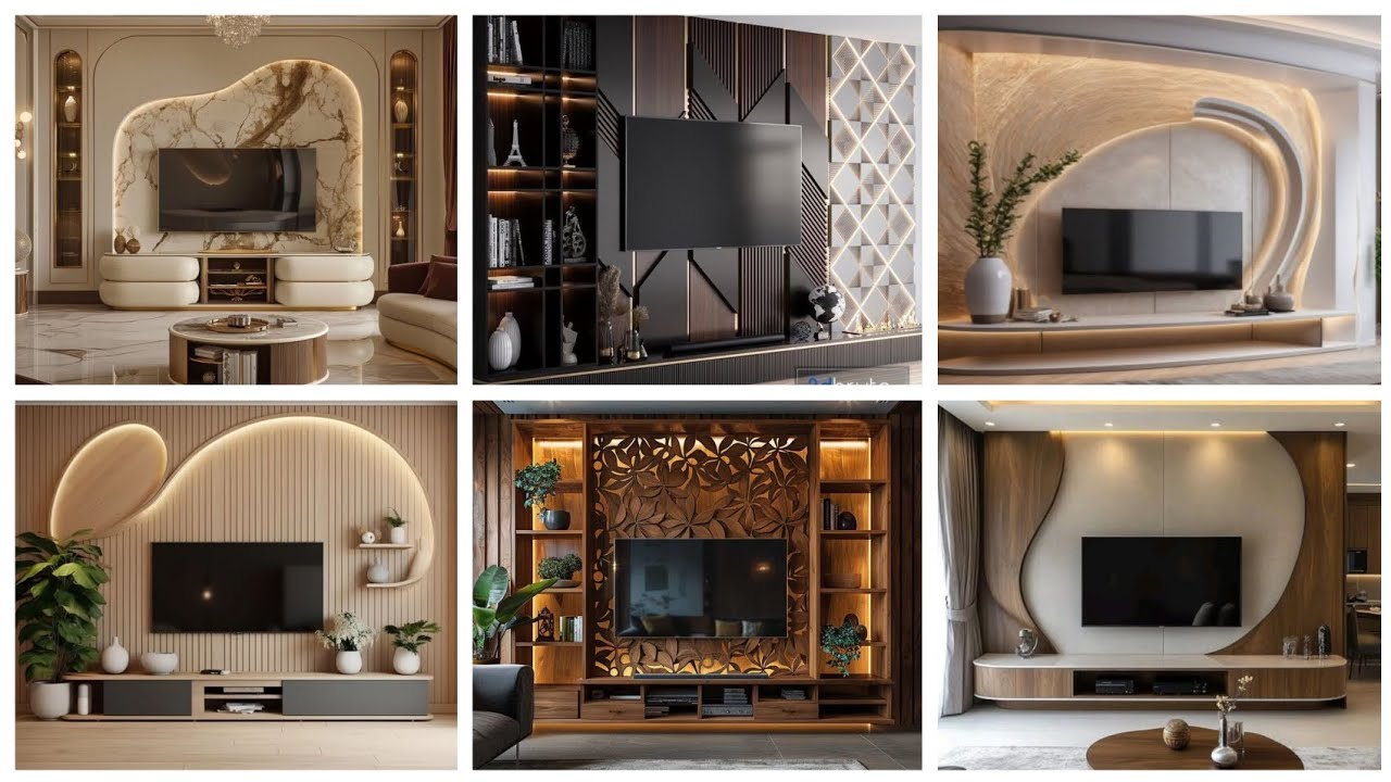 Modern Luxury TV Unit Designs | Elevate Your Living Room Style