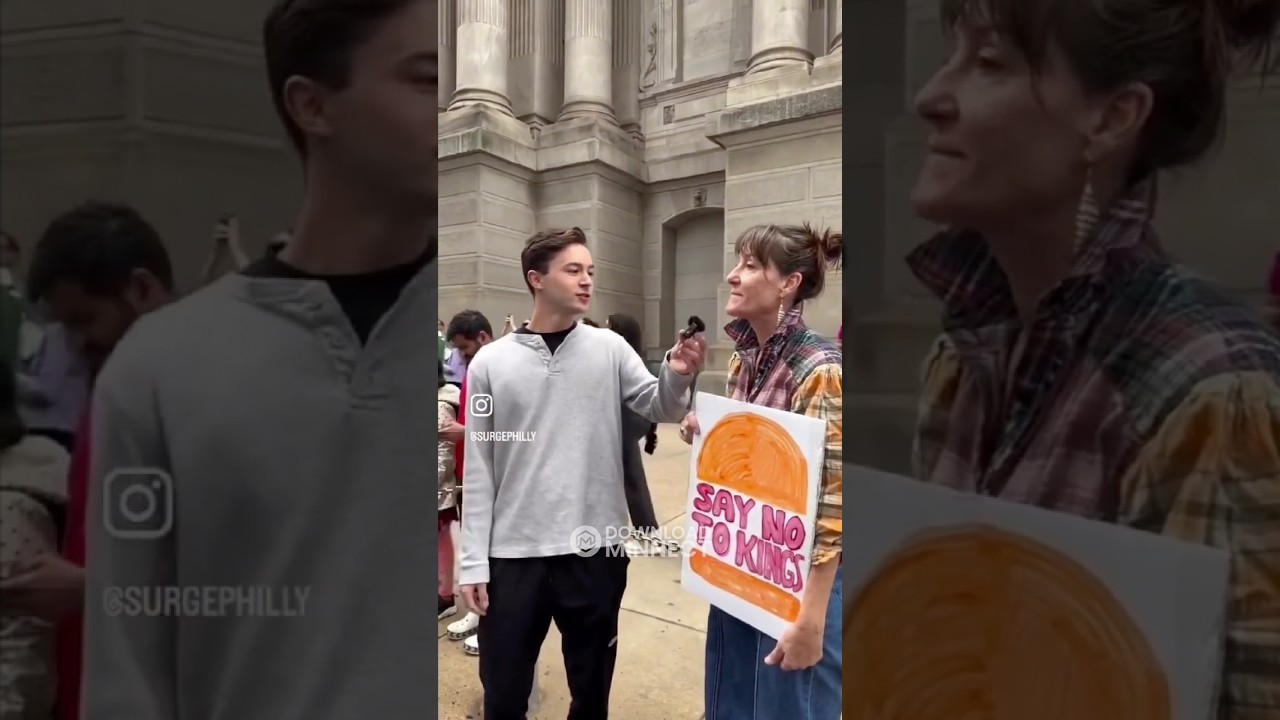 They Asked Her WHY She&rsquo;s at the NO KINGS Protest&hellip; and It Got Awkward