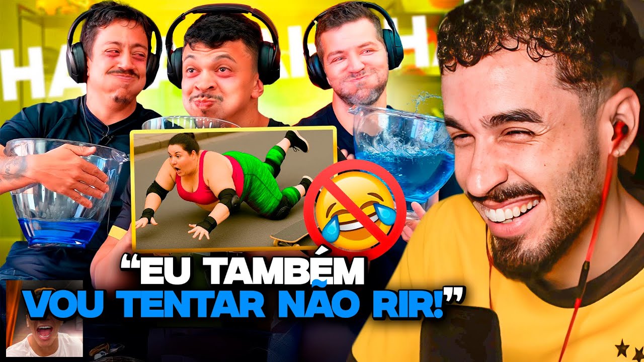 TENTE NÃO RIR PROIBIDÃO COM ÁGUA NA BOCA! #4 | REACT CANAL CANALHA