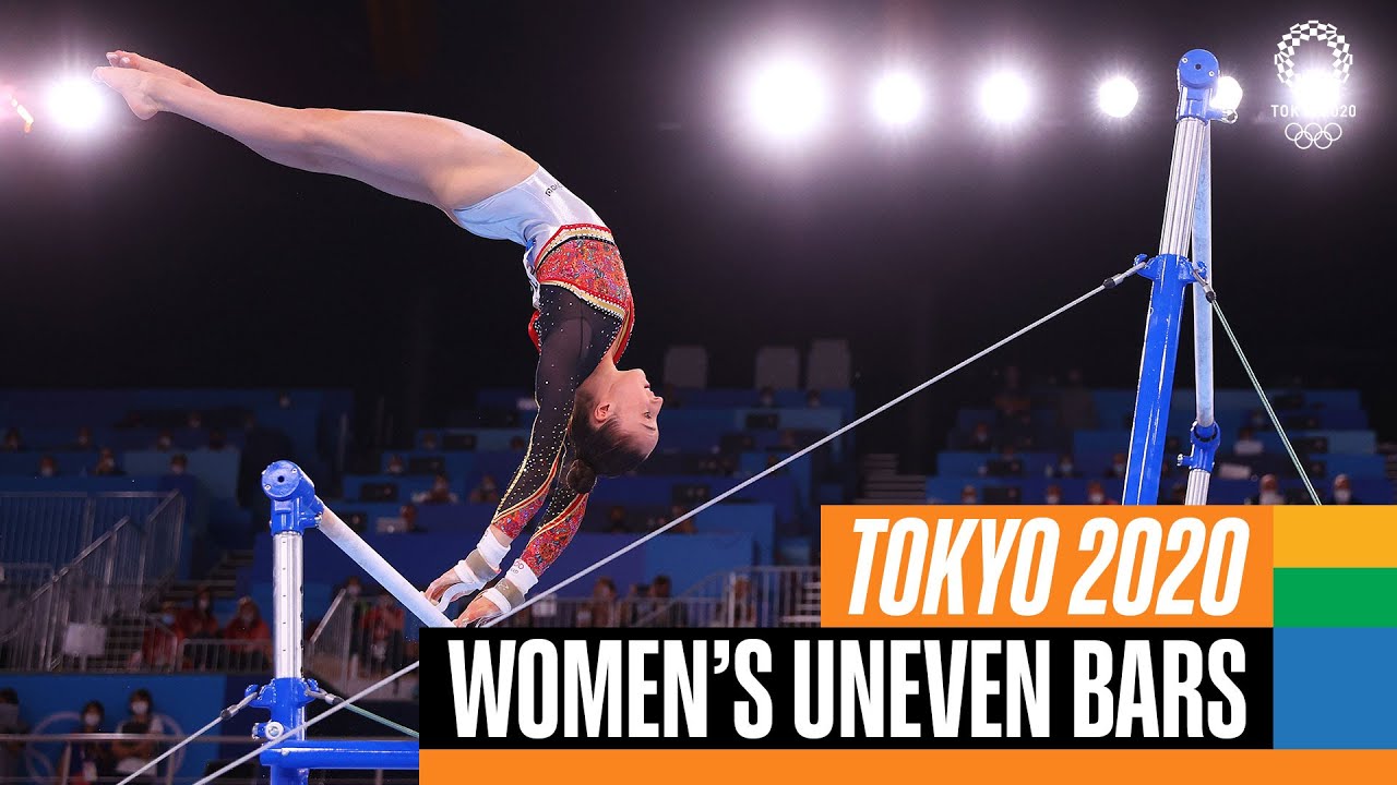 Nina Derwael 's Winning uneven bars routine | Tokyo Replays
