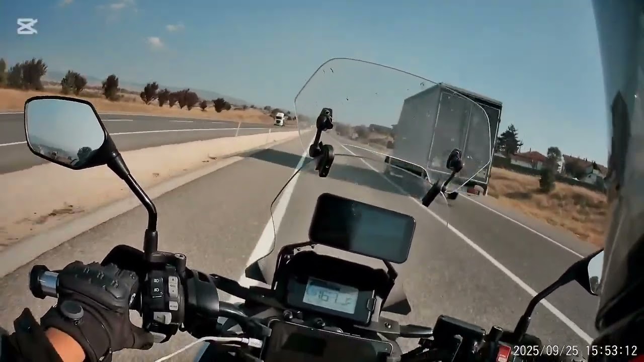 Ankara yolculugu.Tempolu sürüş #honda #nc750