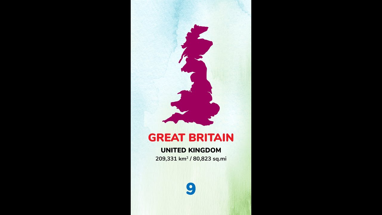 20 Largest Islands in the World - Islands Size Comparison