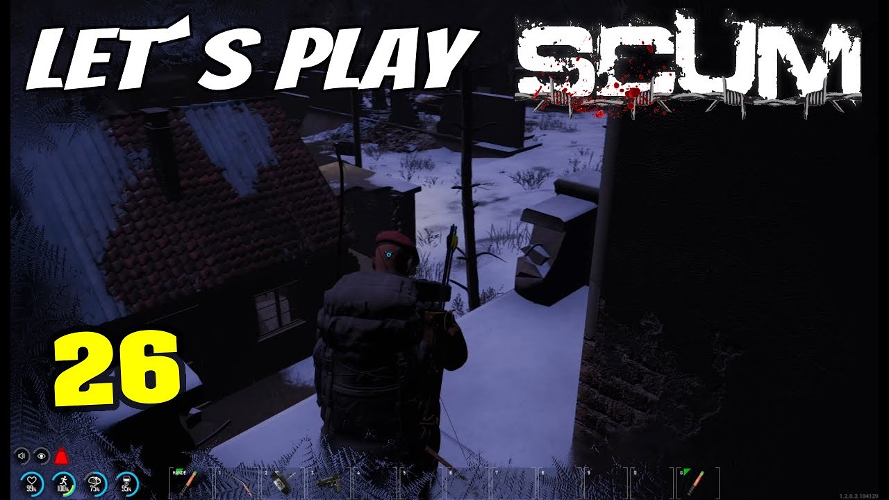 SCUM - 2025 V1.2 - Winterliche verhältnise! PrimaWir fahren mal durchs Weiße!