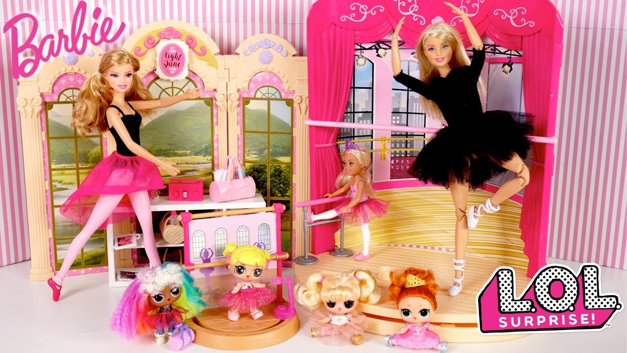 Barbie LOL Family After School Routine - Baby Goldies First Ballet Class