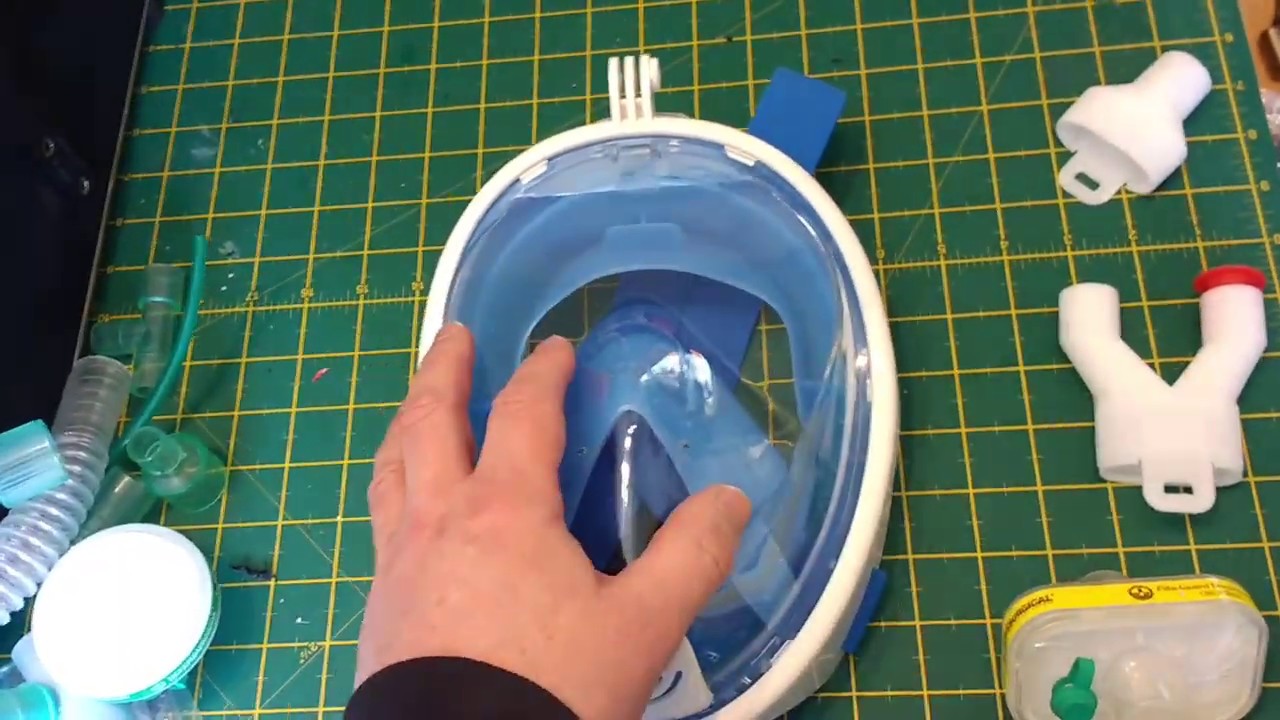 Full-Face Snorkel Mask PPE: CO2 build up experiment
