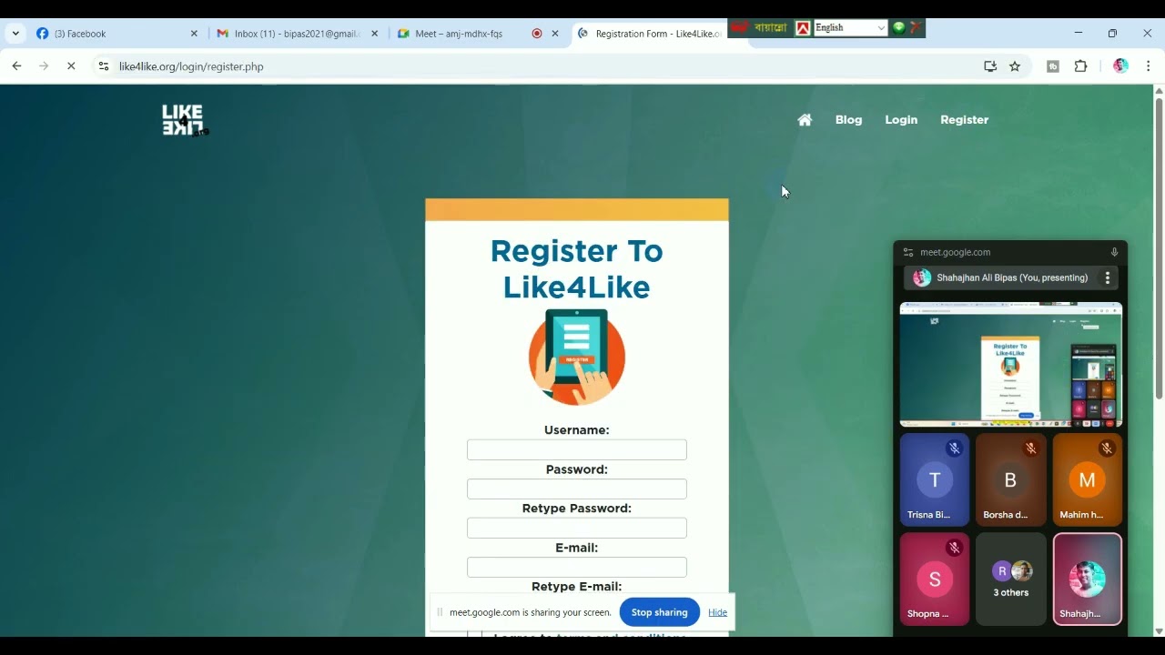 Like4like org Online Earning Update 2025