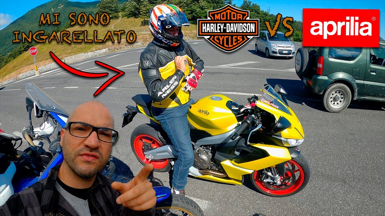 HARLEY vs APRILIA...con il coltello tra i denti