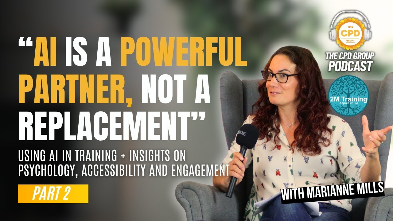 “AI is a Partner, Not a Replacement” Marianne Mills On AI, Psychology, Accessibility & Engagement P2