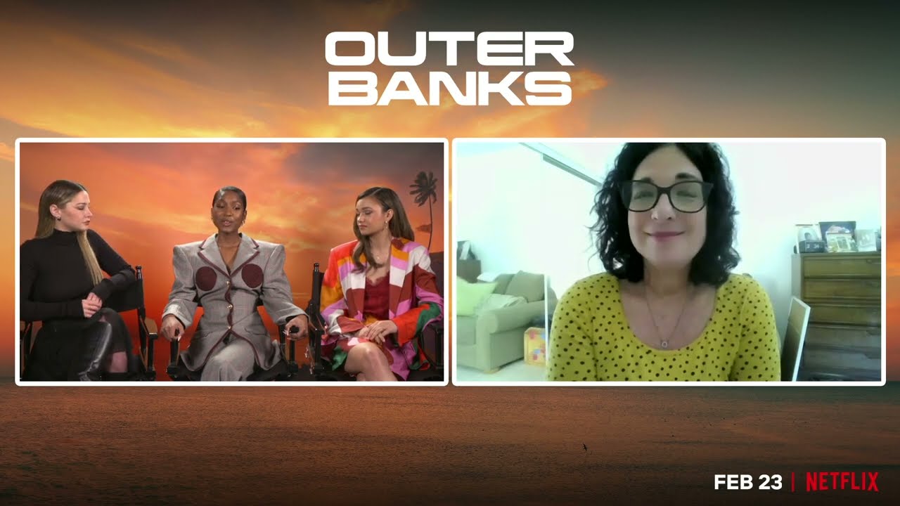 OUTER BANKS - SEASON3 - #OBX3 -  MADELYN CLINE,  MADISON BAILEY & CARLACIA GRANT INTERVIEW (2023)