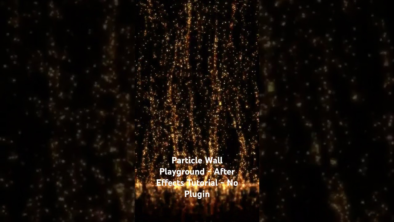 Particle Playground - After Effects Tutorial - No Plugin #motiongraphics  #animation #aftereffects