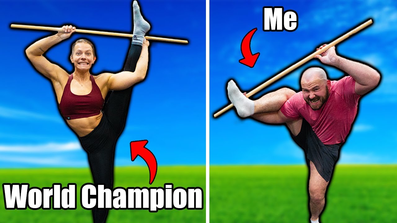 Gymnast Vs Calisthenics World Champion - Flexibility Challenges! [Try at home]