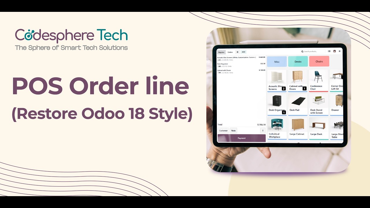 Restore Odoo 18 Style POS Order line in Odoo 19