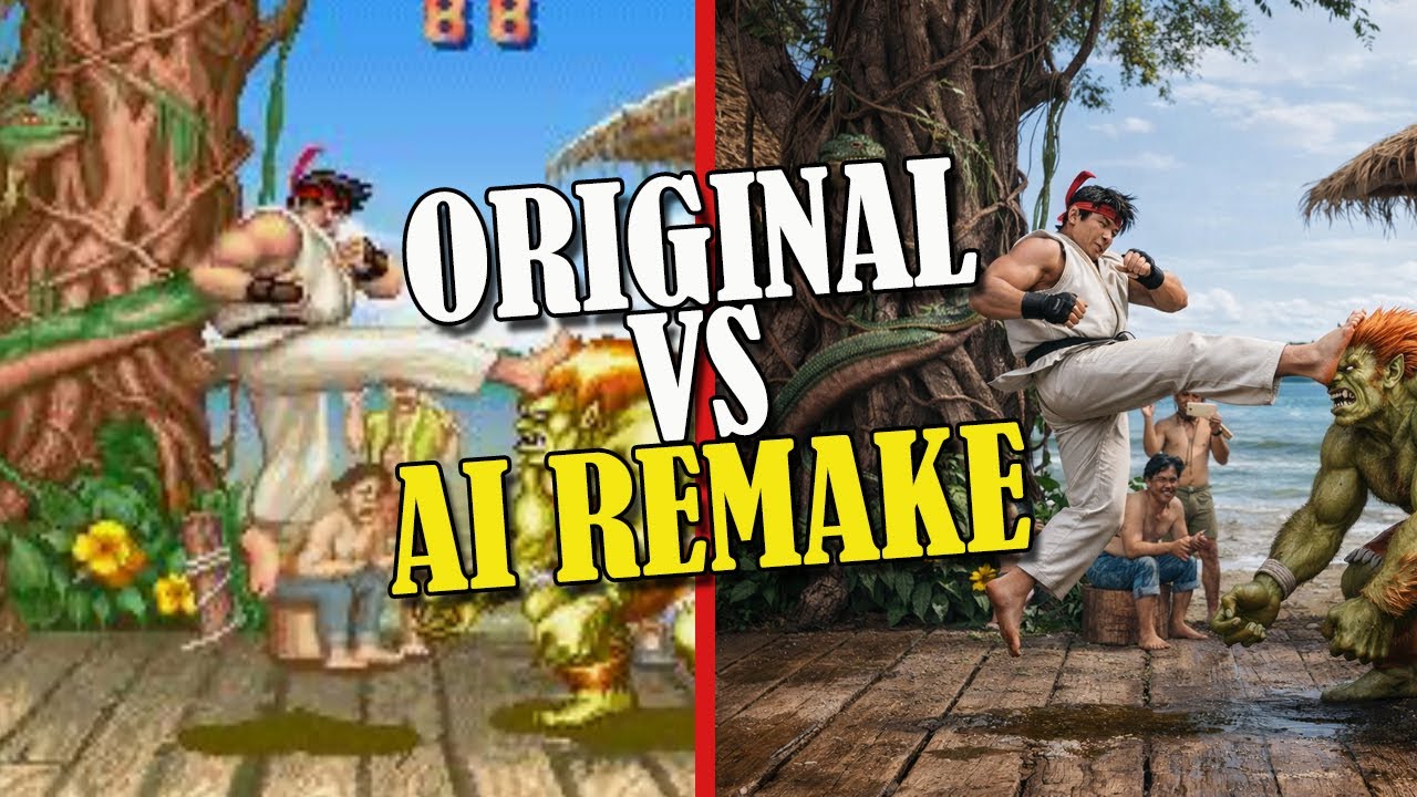 Street Fighter 2 World Warrior: All Characters Reimagined in Real Life with AI