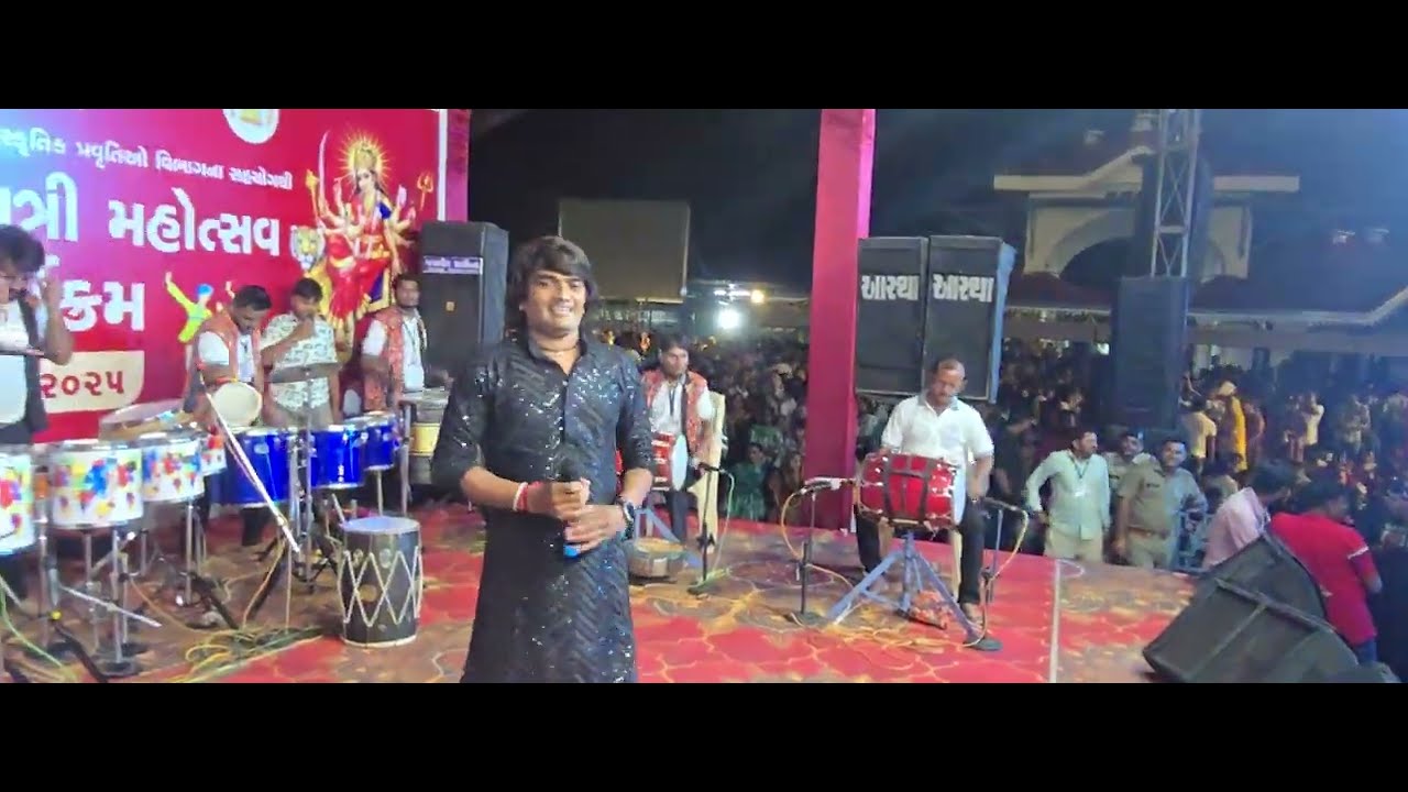Vikram Gohel | Ambaji Temple Live Garba | 2025 | Day 5 | અંબાજી
