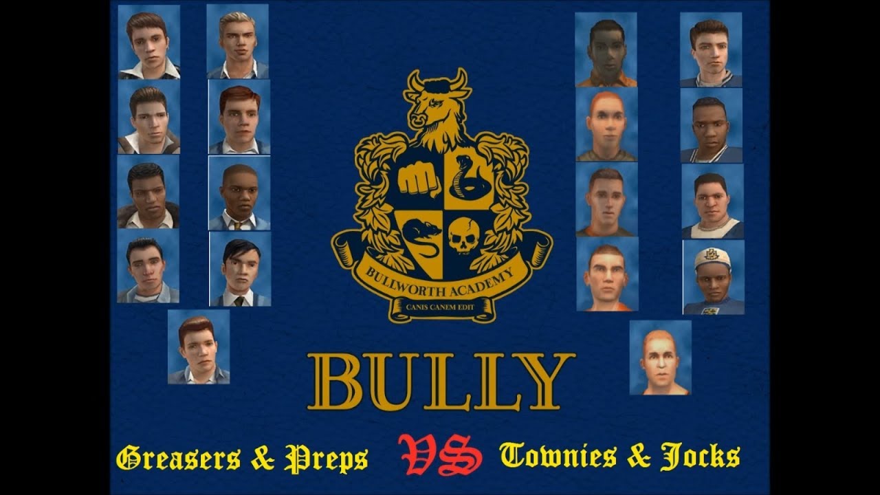 Bully SE: Greasers & Preps vs Jocks & Townies (Mixed Team - Band Wars) (Full HD)
