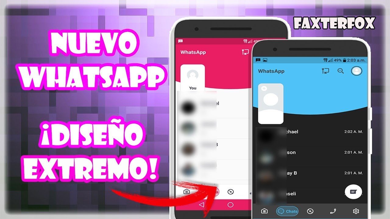 Nuevo Whatsapp Estilo Facebook