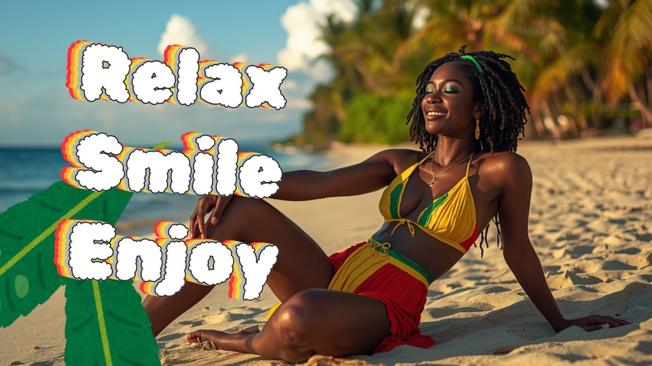 Tropical Beach Reggae 🌊🎶 Relax, Smile & Feel the Island Vibes
