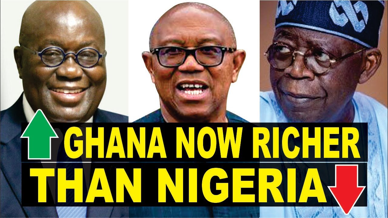 Nigeria GDP Declines & Ghana Overtakes As Tinubu Focuses On Vanity Projects Amidst Poverty