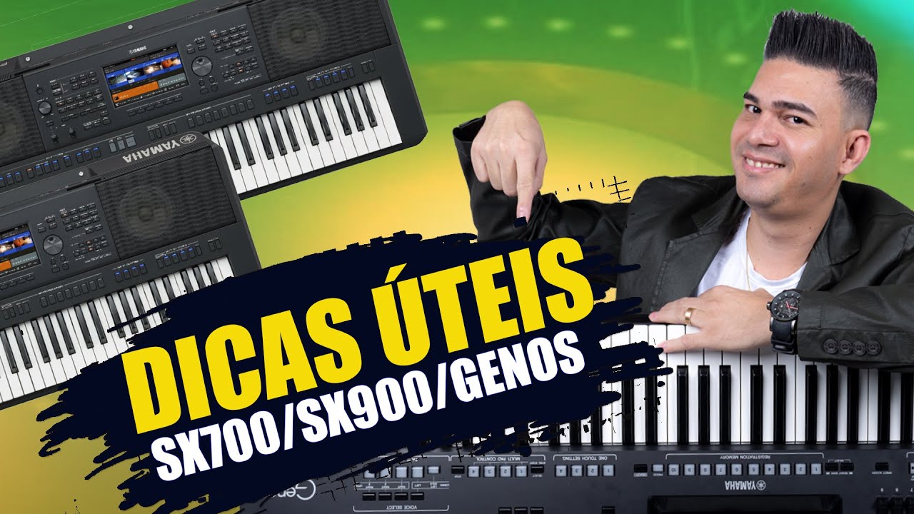 APRENDA A MANUSEAR O - YAMAHA SX700 / SX900 / GENOS 