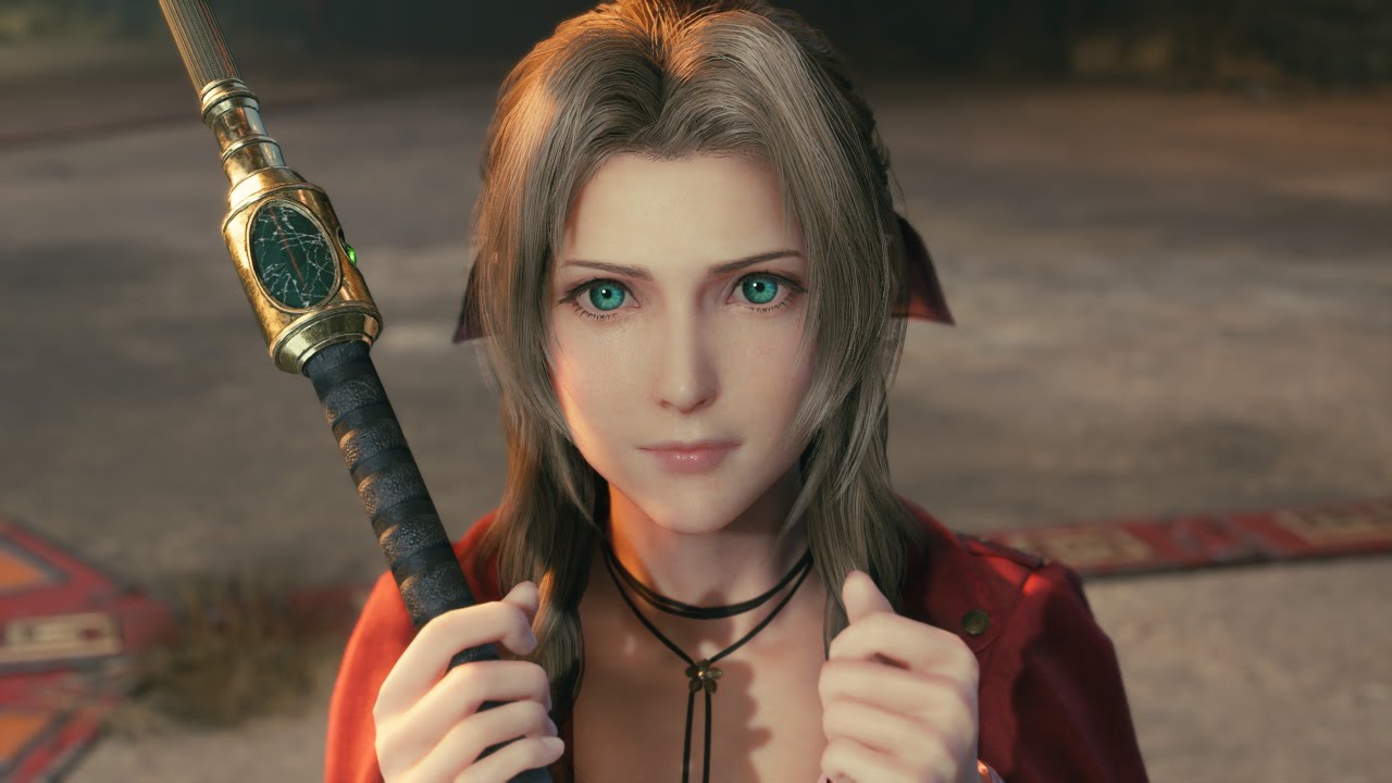 Aerith being cute for 5 minutes
