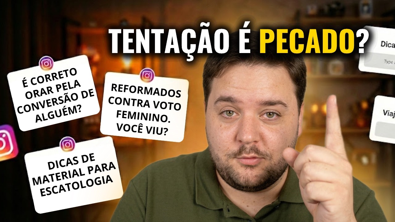 Cristão é CONTRA o Voto Feminino? TENTAÇÃO é PECADO? Respondendo as PERGUNTAS [PR VITOR LAGUARDIA]