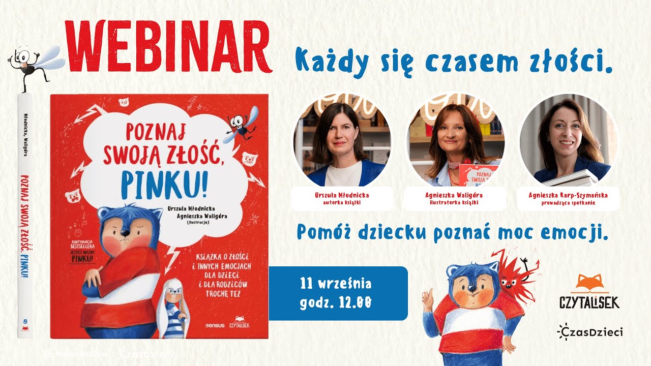 Webinar - Każdy się czasem złości. Pomóż dziecku poznać moc emocji