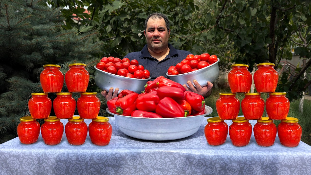 The Best Lecho Recipe for Winter!