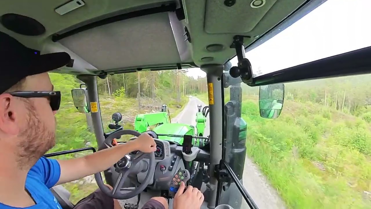 Deutz Fahr 6135 C TTV, trying for the first time