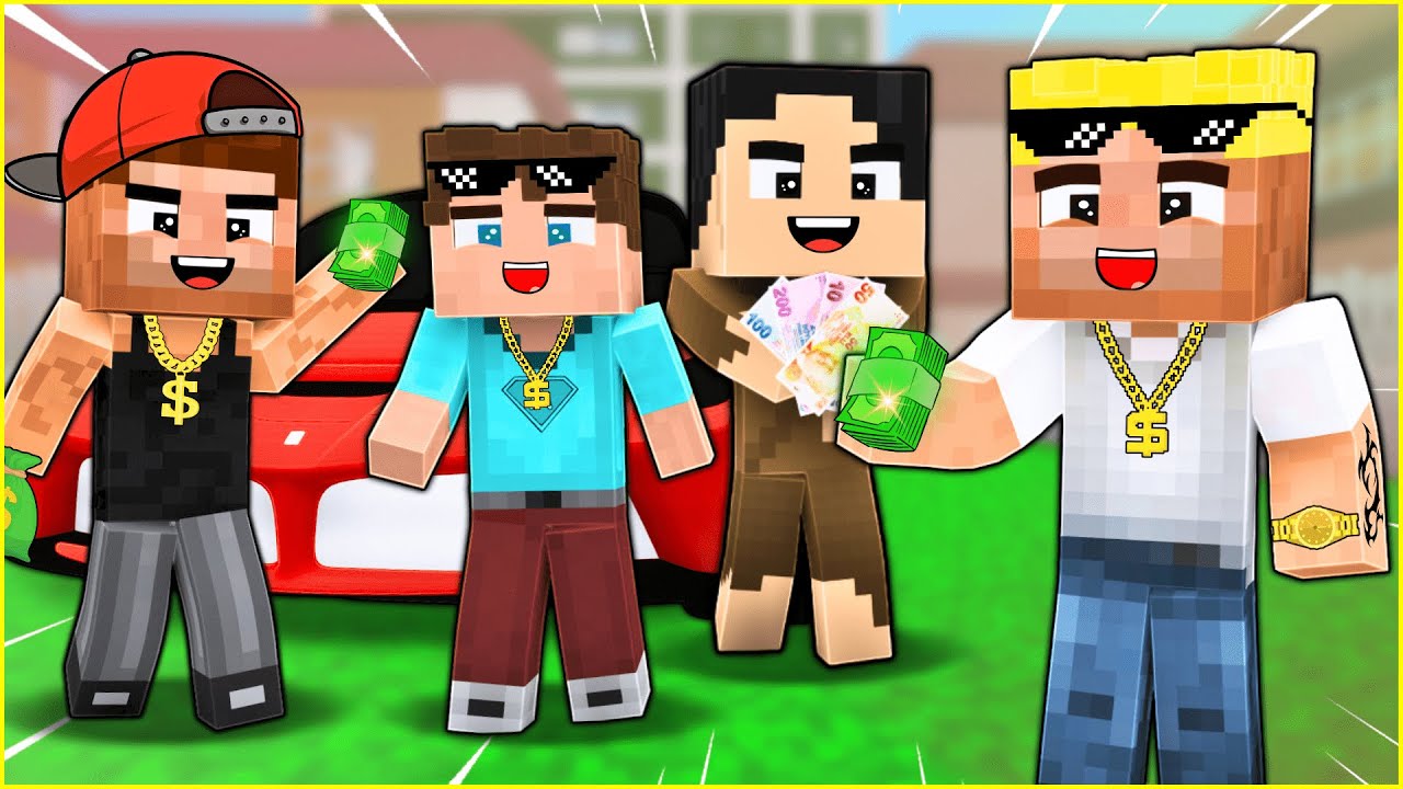 ÇOCUKLAR BAYRAMDA PARA TOPLAYARAK MİLYONER OLDU! 😂 - Minecraft