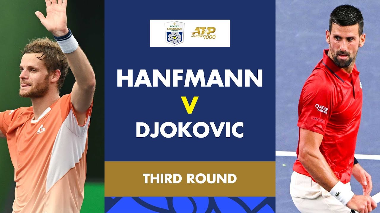 Yannick Hanfmann vs Novak Djokovic Highlights | Rolex Shanghai Masters 2025