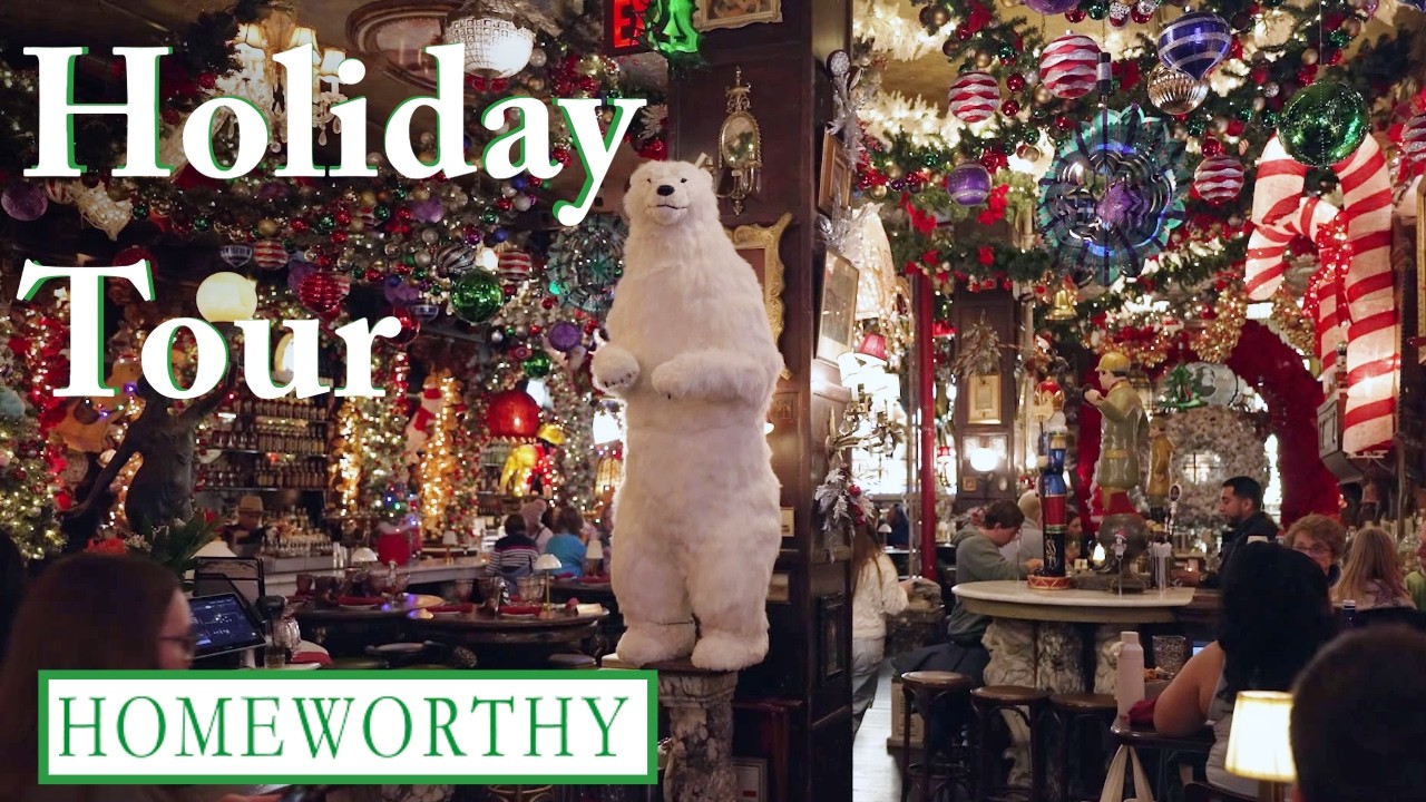 CHRISTMAS TOUR | Inside New York’s Most Spectacular Christmas Bar