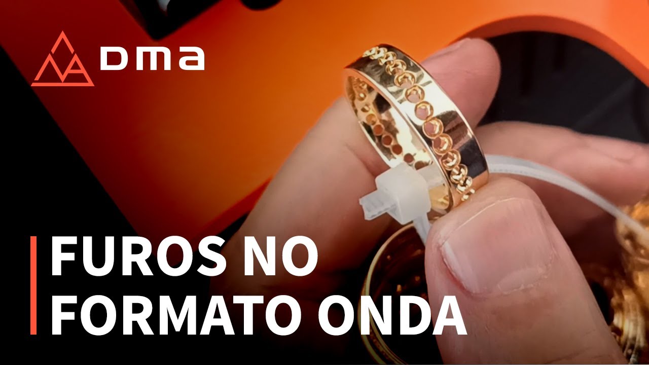 Furadeira Fresadora DMA VEGA - Furos no formato onda.